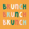 Design Design Brunch Brunch Brunch Beverage Napkin, Multicolor