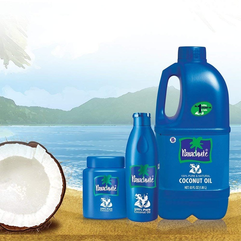 Parachute 100% Pure and Natural Unrefined Coconut Oil | No