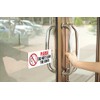 2 x 15cm Do Not Slam The Door Vinyl Stickers