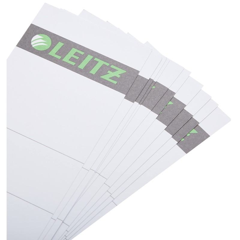 Leitz 16070085 Replacement Spine Labels for Plastic 80 mm Lever