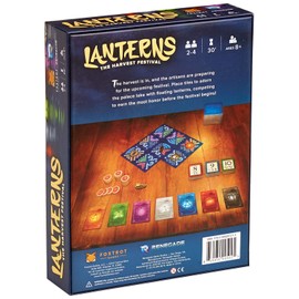 Renegade Game Studios Lanterns: The Harvest Festival, Fast Paced Card Game Set, 2-4 Players, 30 Min Playing Time, Place Tiles to Adorn The Palace Lake with Floating Lanterns, Earn The Most Honor Before The Festival Begins