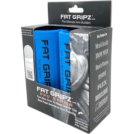 Fat Gripz Pro - The Simple Proven Way to Get Big Biceps & Forearms Fast - At Home Or In The Gym (Winner of 3 Men’s Health Magazine Awards) (2.25 Inch Outer Diameter)