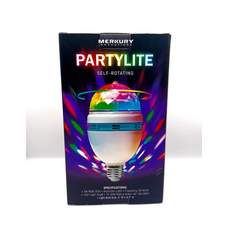 Vital Wave Effects Merkury Partylite Disco Party LED Bulb -