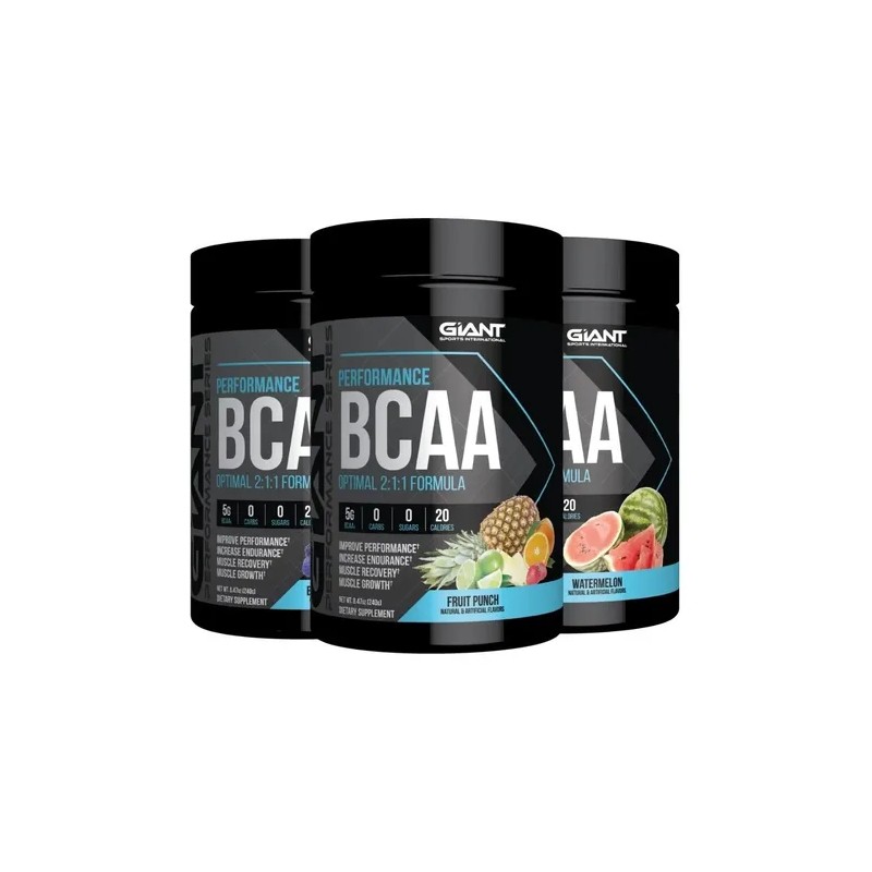 Performance Bcaa Aminos 211 Giant Sports 240g 30 Srv