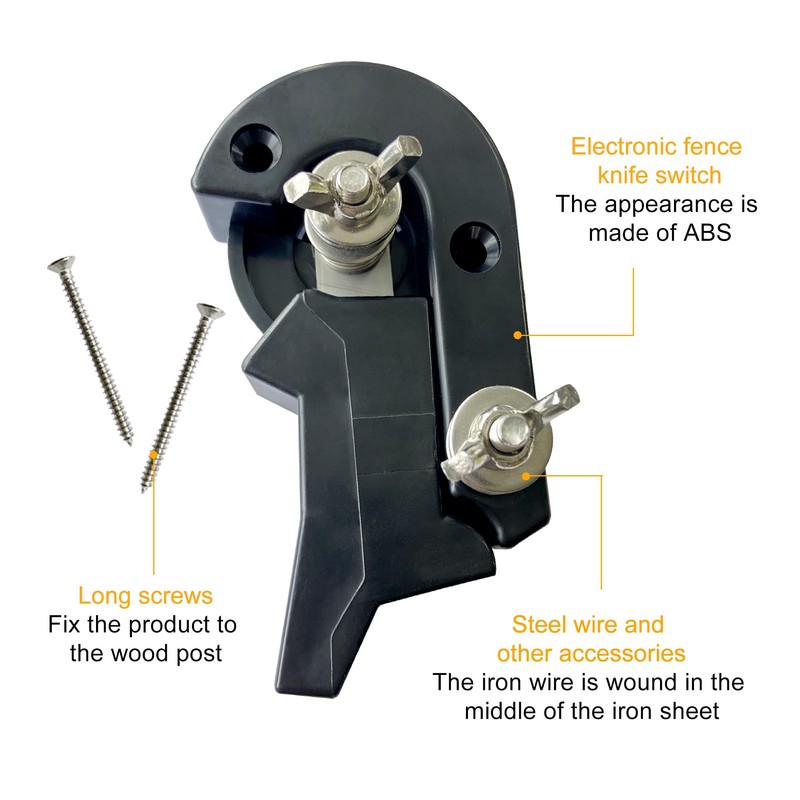 Cut Off Switch Electric Fence Switch of Plastic Single Pole