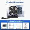 Abestorm 260CFM Crawl Space Ventilation Fan, IP-55 Rated Commercial Stainless