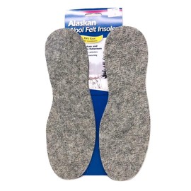 J.T.Foote Alaskan Wool Felt Warm & Dry Feet Durable/Industrial Insoles - Size 10