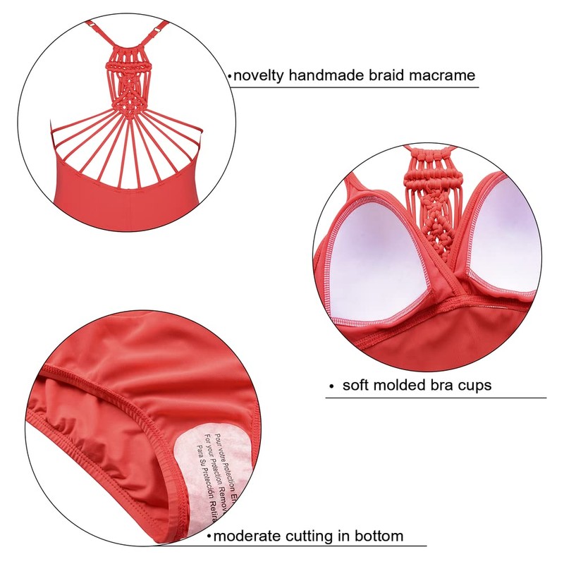 Firpearl - Traje de baño de una Pieza para Mujer