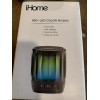 iHome PlayGlow Mini Portable Bluetooth Speaker & LED Color iBT805B