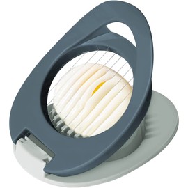 Starchef Stainless Steel Preserved Egg Ham Banana Cutter Slicer, Slice Boiled Eggs Preserved Eggs Hams Bananas Effectively（Dark Blue）