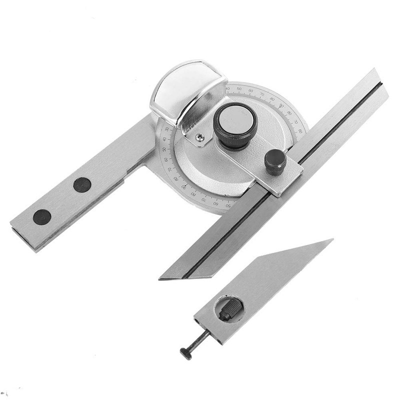 360 Degree Steel Universal Bevel Protractor Angle Finder Measuring Ruler