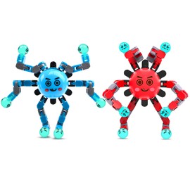 ASIOWELY Transformable Fidget Spinner Toys for Kids & Adults,Fidget Toys for Teens Anxiety,Sensory Toys for Autism ADHD Stress Relief,Gifts for Boys Girls Kids Fingertip Gyros Travel Toys