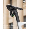 ROCKBROS Bicycle Key Lock, Dial Lock, Wire Lock, 4-Digit Type,