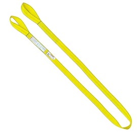 LIFTEX® - Trusted Since 1955 | Polyester Lifting Sling | 3" x 5', 2-Ply Flat Eye (9300lbs Vertical, 7440lbs Choker, 18600lbs Basket) | Made in USA | Lifting Rigging Moving Towing Hoisting