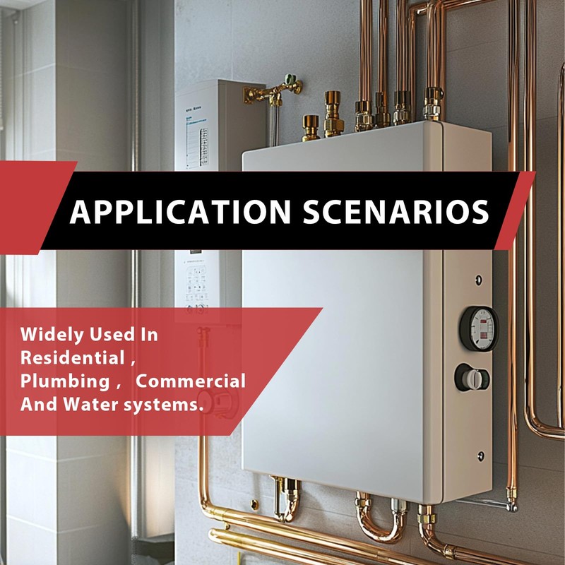 10-Pack EFIELD 1-Inch Copper Pipe Straps, Two-Hole Clamp Mount, Copper