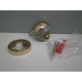 Ives FS 10452 Brass Dome Floor Door Stop 1" Height with 5/16" Riser 1030