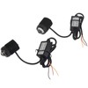 Pair Motorcycle LED Spotlight High Low Beam Yellow White Light