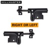 HILLMASTER Heavy Duty Slide Bolt Gate Latch with Padlock Hole,