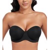 DotVol Women's Multiway Strapless Bra Full Figure Underwire Contour Beauty