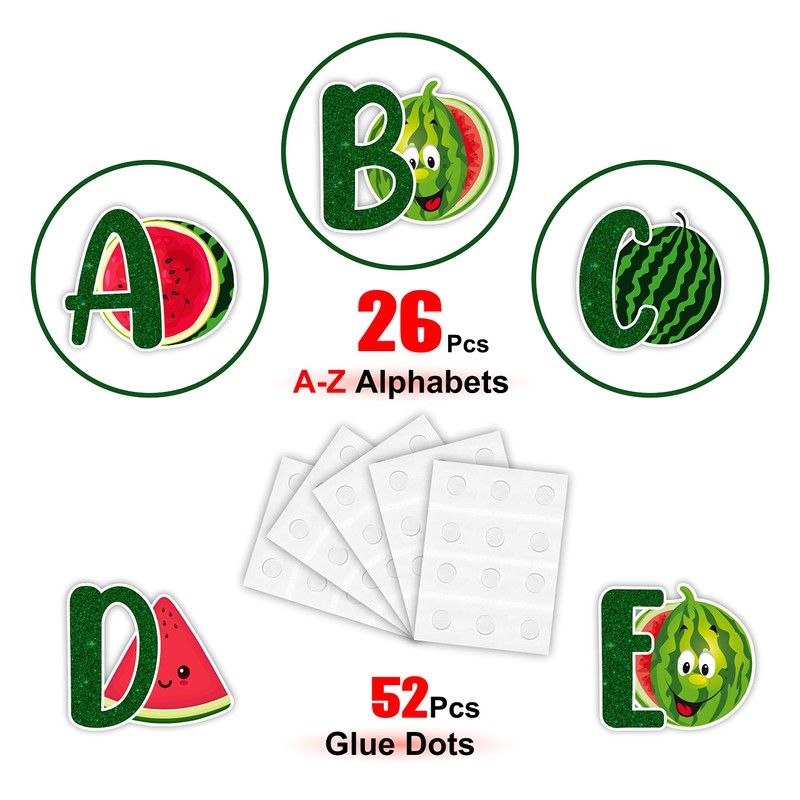Seyal® Watermelon A - Z Alphabet Wall Sticker