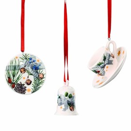 Hutschenreuther Mini Set of 3 Cups 2024 Sweet the Bells Never Sound, Several Pieces cm