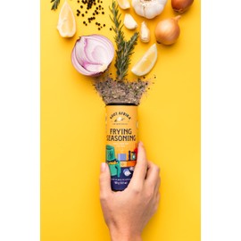 Sout Afrika Frying Seasoning 160g | Premium Artisan Salts & Seasonings | Proudly South African | BBQ, Braai, Air Frying & other cooking | All Natural | Beautiful Packaging | Great Foodie Gift