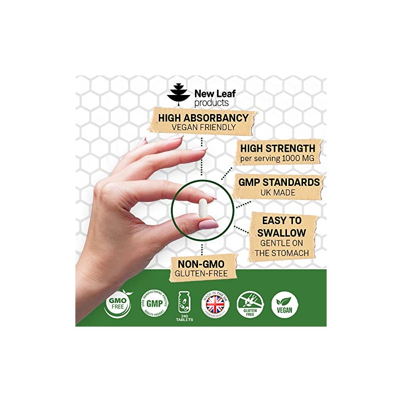Potassium Supplements 1000mg, 240 Vegan Potassium Tablets Mineral Electrolytes Supplement