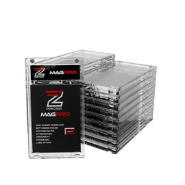 Zion Cases MagPro 130PT Magnetic Card Holder; Duel Magnet Card Case for Secure Holding Strength to Guard Against Unintentional Openings; Includes 20 Magnetic Trading Card Case; (20 Pack)