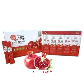 Sannomoto Pomegranate Collagen Jelly Stick for Women, 0.5 oz (15 g) x 30 Pieces, Ginseng, Korea, Red Ginseng, 6 Years Root, Beautiful Skin, Health, Beauty, Pomegranate, Collagen, Healthy Food, Ginseng