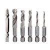 Drill Bit Set, Metal Drill Set, 5 Pieces 1/4 Inch