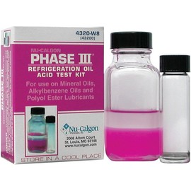 Nu-Calgon 4320-W8 - Acid Test Kit Phase III Refrigeration Oil Acid Test Kit
