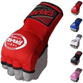 Farabi Boxing Inner Gloves Hand Wraps Gel Easy Wraps Protector Gloves Adult Pair (Red, L/XL)