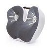 Memory Foam Seat Cushion for Long Sitting – Adjustable Coccyx