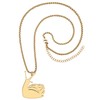 DALANE Stainless Steel Novelty Snail Necklace 18K Gold Plated Pendant