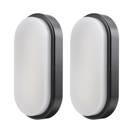 da LIGHT LED Ceiling Light 12 W 1020 Lumen Ceiling Light Extra Flat 42 mm LED Lamp IP54 Splash Proof 230 V Cellar Light for Bathroom Living Room Cellar Netural White 4000 K (Pack of 2)