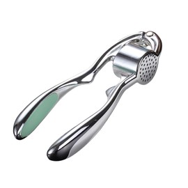 Alipis Zinc Alloy Garlic Press Garlic Mincer Squeezer Crusher Effortless Crushing Clean Fresh Dishwasher Safe