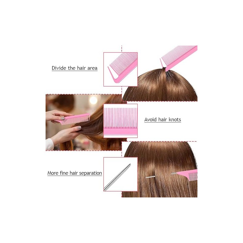 4Pcs Topsy Tail Hair Tool Hair Looping Tool Braiding with