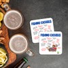 CS099 Fishing Excuses Novelty Funny Coffee Tea Drink Gift Glossy