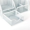 VANRA™ Desk Organizer, Pen Holder, Metal Mesh Pen Stand with