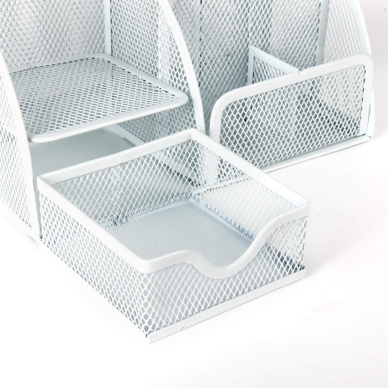 VANRA™ Desk Organizer, Pen Holder, Metal Mesh Pen Stand with