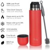 Milu Thermos Flask, Insulated Flask, 1 L, 750 ml, 500