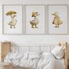 Set of 3 Duck Nursery Wall Art Prints, UNFRAMED Prints,