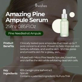[9 wishes] Rebuild Skin Barrier Ampule Serum #Barrier 0.85Fl.Oz to repair damaged skin barrier and balance skin pH level for healthy skin (Renewed)