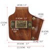 Tourbon Leather Tape Measure Holster Belt Tool Loop