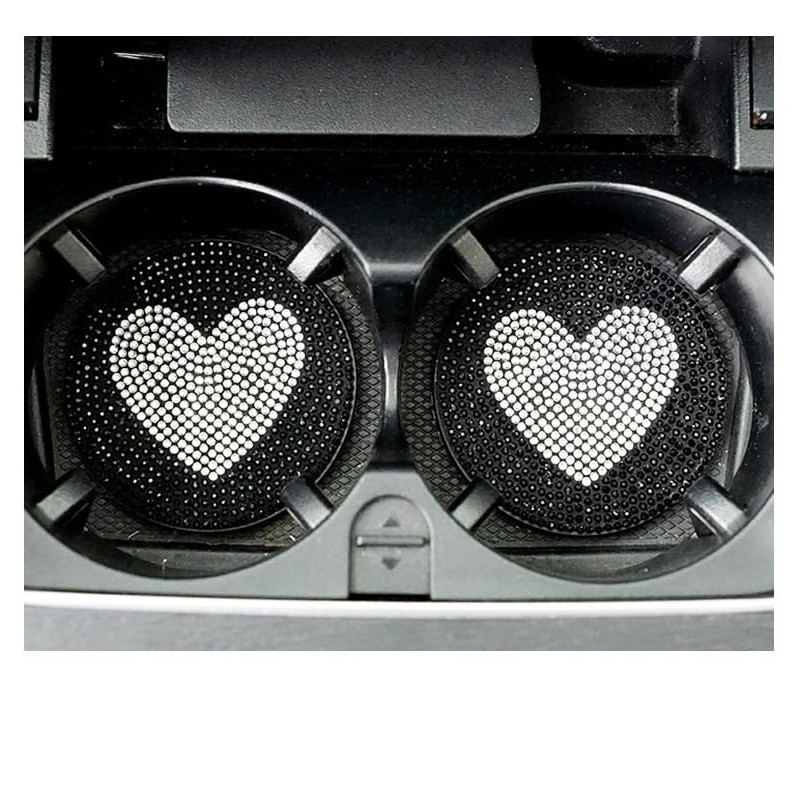 Car Coasters 2 Pack Bling Coasters Car Cup Holder Insert