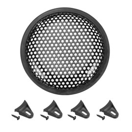 MECCANIXITY Speaker Grill 5.2 Inch Metal Mess Subwoofer Speaker Grill Waffle Guard Protector Cover for Home, Car Audio Loudspeaker with 4Pcs Grills Clamps and 4Pcs Screws