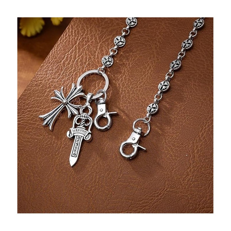 Blowind Durable Cross Pants Chain Biker Jeans Wallet Chain for