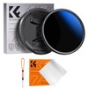 K&F Concept 40.5mm Variable ND2-400 Filter + Lens Cap +Cleaning