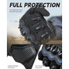 Mmhpluos Men's Blue XX-Large Motocross Touchscreen Motorcycle Gloves
