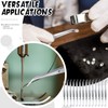 Honoson Honoson 32 Pcs Stainless Steel Tweezers for Crafting with